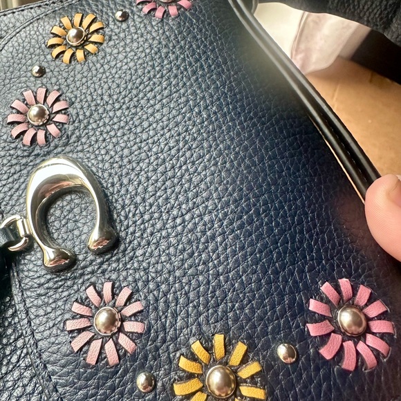 Coach Remi Saddle Bag with Whipstitch Appliqué - Picture 2 of 7